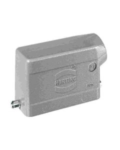 Obudowa złącza rozm. 10B, Han 10B-gs-R-M20, na kabel, kątowa, 1 x M20, niska konstrukcja, bolce do klamry pojedynczej