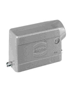 Obudowa złącza rozm. 10B, Han 10B-gs-R-M25, na kabel, kątowa, 1 x M25, niska konstrukcja, bolce do klamry pojedynczej