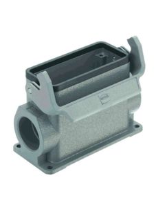 Obudowa złącza rozm. 16B, Han 16B-asg1-LB-M32, cokołowa, wyjście boczne 1 x M32, wysoka konstrukcja, z klamrą pojedynczą...