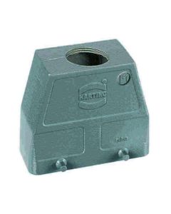 Obudowa złącza rozm. 16B, Han 16B-gg-M32, na kabel, prosta, 1 x M32, wysoka konstrukcja, bolce do klamry podwójnej