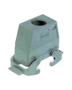 Obudowa złącza rozm. 16B, Han 16B-gg-QB-M32, na kabel, prosta, 1 x M32, wysoka konstrukcja, z 2 klamrami