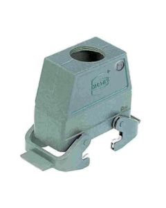 Obudowa złącza rozm. 16B, Han 16B-gg-QB-M40, na kabel, prosta, 1 x M40, wysoka konstrukcja, z 2 klamrami