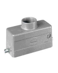 Obudowa złącza rozm. 16B, Han 16B-gg-R-M32, metal, na kabel, prosta, wejście 1 x M32, rygiel pojedynczy, niska konstrukc...