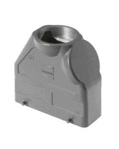 Obudowa złącza rozm. 24B, Han 24B-gg-M50, na kabel, prosta, 1 x M50, wyk. specjalne, rygiel pojedynczy, wysoka konstrukc...