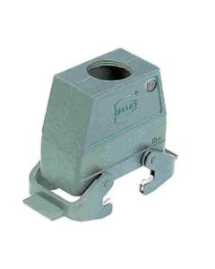 Obudowa złącza rozm. 24B, Han 24B-gg-QB-M40, na kabel, prosta, 1 x M40, wysoka konstrukcja, z 2 klamrami