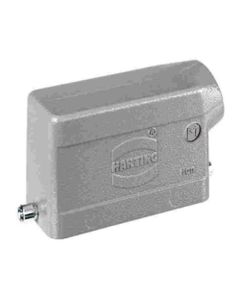 Obudowa złącza rozm. 24B, Han 24B-gs-R-M25, na kabel, kątowa, 1 x M25, rygiel pojedynczy, niska konstrukcja