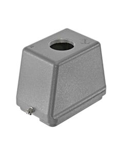 Obudowa złącza rozm. 48B, Han 48B-gg-M40, na kabel, prosta, 1 x M40, wysoka konstrukcja, bolce do klamry pojedynczej