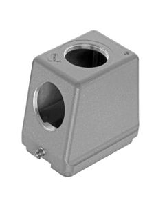 Obudowa złącza rozm. 48B, Han 48B-HTSE-R-M50, na kabel, wyjście górne/boczne, M50/M50, wysoka konstrukcja, bolce do klam...