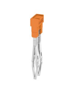 Mostek krosujący ZQV 1.5N/2, 2-biegun. wtykowy, 1.5 mm2, pomarańczowy, do serii A