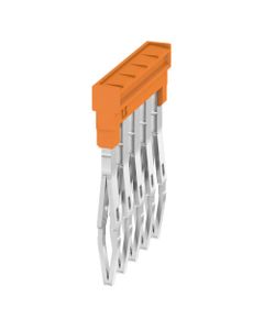 Mostek krosujący ZQV 1.5N/5, 5-biegun. wtykowy, 1.5 mm2, pomarańczowy, do serii A