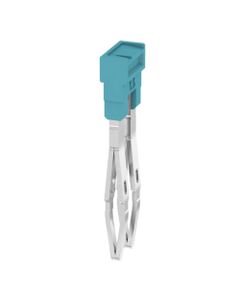 Mostek krosujący ZQV 1.5N/2 BL, 2-biegun. wtykowy, 1.5 mm2, niebieski, do serii A