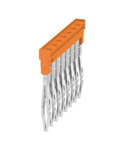 Mostek krosujący ZQV 1.5N/8, 8-biegun. wtykowy, 1.5 mm2, pomarańczowy, do serii A