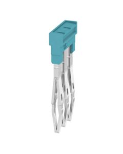 Mostek krosujący ZQV 1.5N/3 BL, 3-biegun. wtykowy, 1.5 mm2, niebieski, do serii A