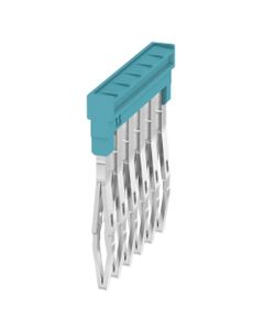 Mostek krosujący ZQV 1.5N/6 BL, 6-biegun. wtykowy, 1.5 mm2, niebieski, do serii A
