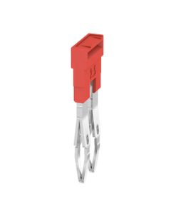 Mostek krosujący ZQV 1.5N/2 RD, 2-biegun. wtykowy, 1.5 mm2, czerwony, do serii A