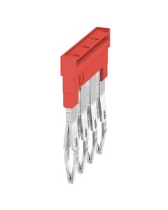 Mostek krosujący ZQV 1.5N/4 RD, 4-biegun. wtykowy, 1.5 mm2, czerwony, do serii A