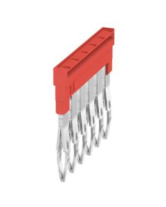 Mostek krosujący ZQV 1.5N/6 RD, 6-biegun. wtykowy, 1.5 mm2, czerwony, do serii A