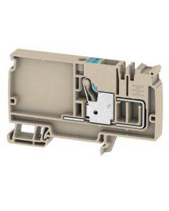 Złączka zasilająca AAP12 10 LO BL, PUSH IN, 10 mm2, 800V, 57A, ciemnobeżowa, popychacz niebieski