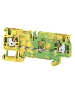 Złączka przewodu ochronnego A2C 2.5 PE/DT/FS, PUSH IN, 2.5 mm2, 800V, zielono-żółta, 1 wejście/1 wyjście
