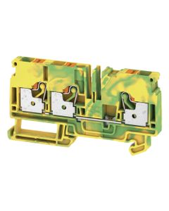 Złączka przewodu ochronnego A3C 6 PE, PUSH IN, 6 mm2, 800V, zielono-żółta, 3 połączenia