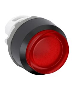 Przycisk wystający podświetlany MP4-11R czerwony, bistabilny, kołnierz z tworzywa, napęd bez ramki