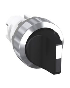 Łącznik pokrętny M2SS1-30B, czarny, 2-poz. 45°, stabilny, kołnierz metalowy chromowany, napęd bez ramki