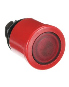 Przycisk bezpieczeństwa podświetlany MPMP3-11R, czerwony fi 30mm, odblok./odciągnięcie, napęd bez ramki