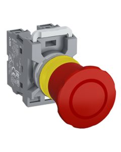 Przycisk bezpieczeństwa MPEP4-20R-02, czerwony fi 40mm, 2NC, odblok./odciągnięcie, modułowy kompletny