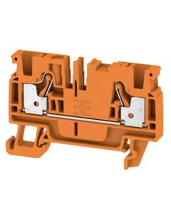 Złączka przelotowa A2C 4 OR, PUSH IN, 4 mm2, 800V, 32A, pomarańczowa, 1 wejście/1 wyjście