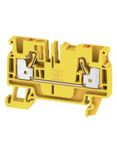 Złączka przelotowa A2C 4 YL, PUSH IN, 4 mm2, 800V, 32A, żółta, 1 wejście/1 wyjście
