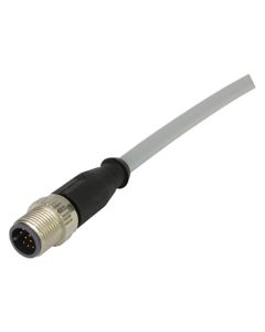 Przewód do czujników M12 12P złącze męskie proste, 2m PVC, Harting