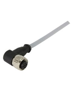 Przewód do czujników M12 5P złącze żeńskie kątowe, 5m PVC, Harting