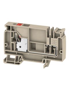 Złączka zasilająca AAP21 10 LO RD, PUSH IN, 10 mm2, 250V, 57A, ciemnobeżowa, popychacz czerwony