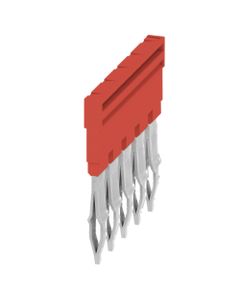 Mostek krosujący ZQV 4N/5 RD, 5-biegun. wtykowy, 4 mm2, czerwony, do serii A