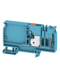 Złączka zasilająca AAP12 10 LO BL/OR, PUSH IN, 10 mm2, 800V, 57A, niebieska, popychacz pomarańczowy
