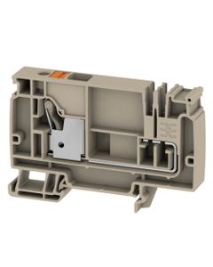 Złączka zasilająca AAP21 10 LO OR, PUSH IN, 10 mm2, 250V, 57A, ciemnobeżowa, popychacz pomarańczowy