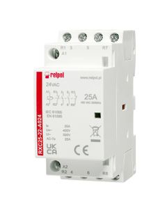 Stycznik modułowy RXC25-22-A024, 25A, 2NO+2NC, cewka24V AC, 2 moduły