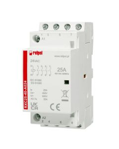 Stycznik modułowy RXC25-40-A024, 25A, 4NO, cewka24V AC, 2 moduły
