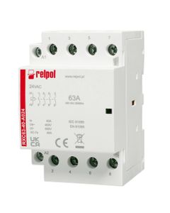 Stycznik modułowy RXC63-40-A024, 63A, 4NO, cewka24V AC, 3 moduły