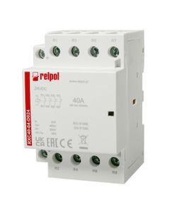 Stycznik modułowy RXC40-04-D024, 40A, 4NC, cewka24V DC, 3 moduły