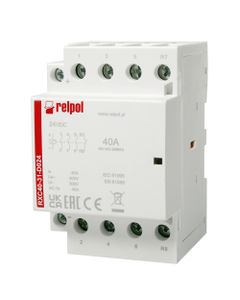 Stycznik modułowy RXC40-31-D024, 40A, 3NO+1NC, cewka24V DC, 3 moduły