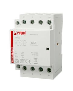 Stycznik modułowy RXC63-22-D024, 63A, 2NO+2NC, cewka24V DC, 3 moduły