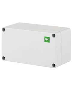 Puszka INDUSTRIAL 2703-00, hermetyczna n/t, 110x75x59mm, IP65, tworzywo ABS, pokrywa szara
