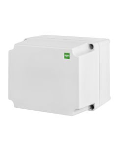 Puszka INDUSTRIAL 2704-00, hermetyczna n/t, 110x75x90mm, IP65, tworzywo ABS, pokrywa szara