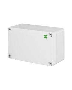 Puszka INDUSTRIAL 2707-00, hermetyczna n/t, 170x105x82mm, IP65, tworzywo ABS, pokrywa szara