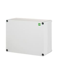 Puszka INDUSTRIAL 2713-00, hermetyczna n/t, 170x135x145mm, IP65, tworzywo ABS, pokrywa szara