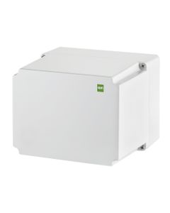 Puszka INDUSTRIAL 2718-00, hermetyczna n/t, 220x170x146mm, IP65, tworzywo ABS, pokrywa szara