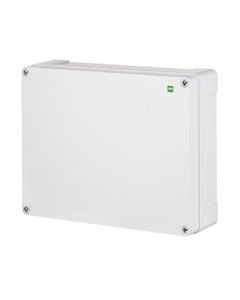 Puszka INDUSTRIAL 2722-00, hermetyczna n/t, 280x220x127mm, IP65, tworzywo ABS, pokrywa szara