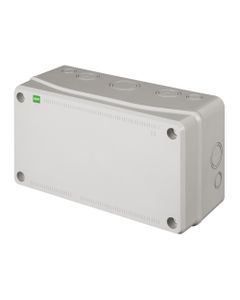 Puszka INDUSTRIAL 2749-00, hermetyczna n/t, 180x330x130mm, IP65, tworzywo ABS, pokrywa szara