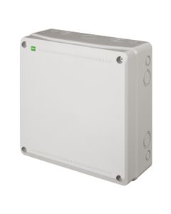 Puszka INDUSTRIAL 2750-00, hermetyczna n/t, 330x330x130mm, IP65, tworzywo ABS, pokrywa szara